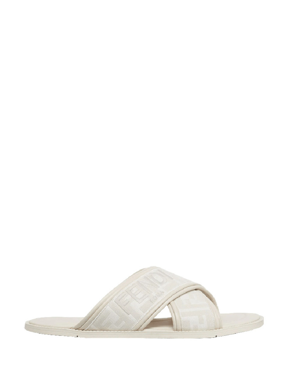Fendi Crossover Fabric Slides(PLEASE REQUEST YOUR SIZE BEFORE PURCHASING)